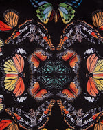 Cargar imagen en el visor de la galería, CAMISA MANGA LARGA ESTAMPADO NEGRA MARIPOSARIO
