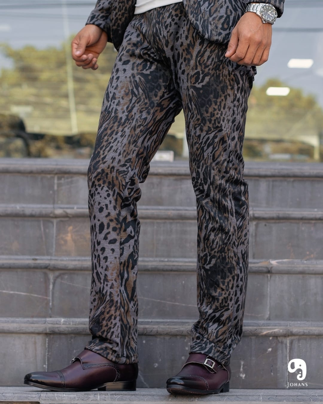 PANTALON EXOTICO DISEÑO DE LEOPARDO
