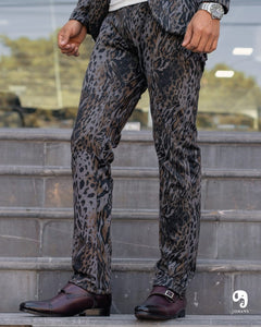 PANTALON EXOTICO DISEÑO DE LEOPARDO