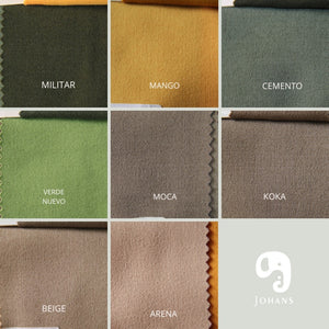 BLAZER SOLAPA V LISO BEIGE PAMELA