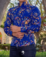 Cargar imagen en el visor de la galería, CAMISA MANGA LARGA ESTAMPADO LEON ABSTRACTO
