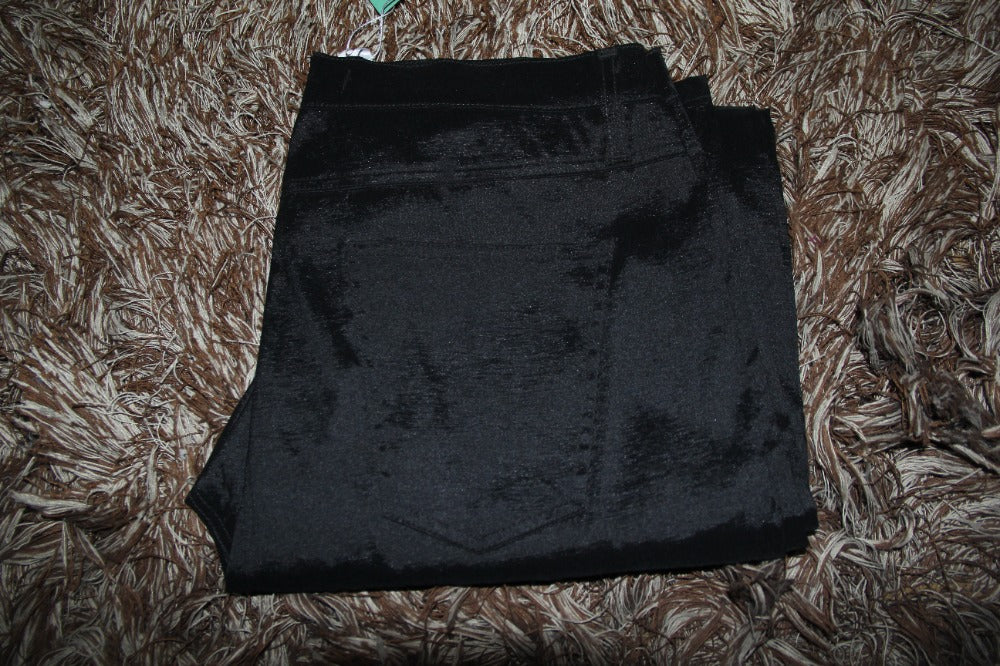PANTALÓN EXOTICO TAFETA COLOR NEGRO
