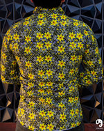Cargar imagen en el visor de la galería, CAMISA MANGA LARGA ESTAMPADO FLOREADA AMARILLA
