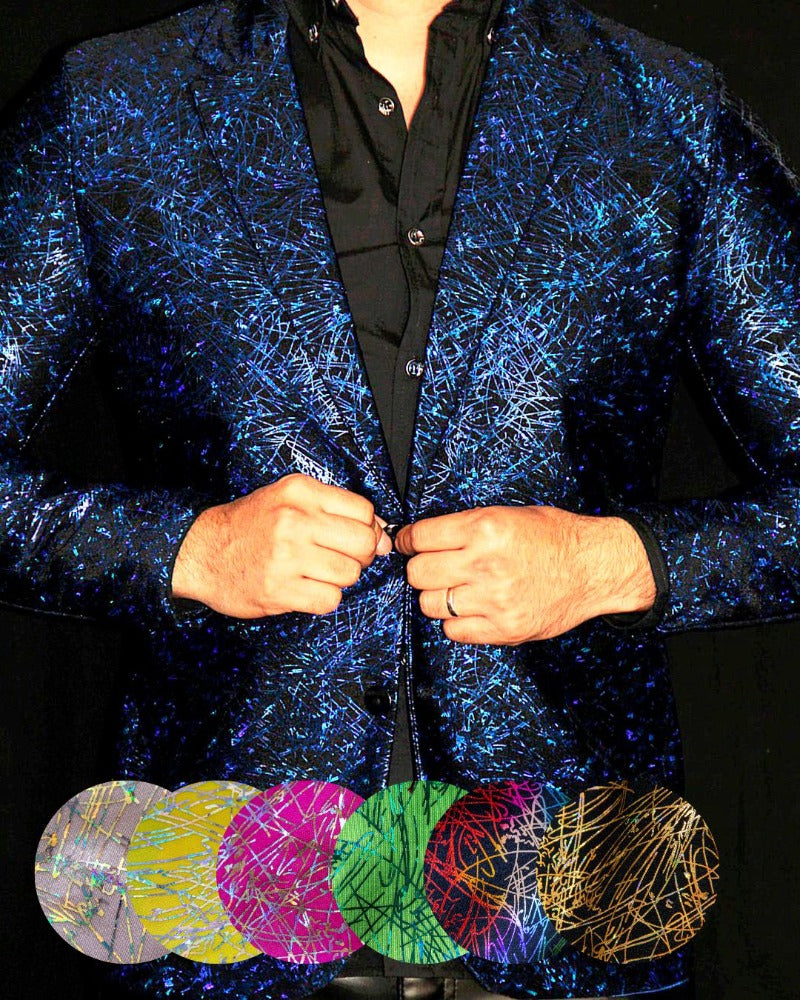 BLAZER SOLAPA V EXOTICO COLOR BLANCO