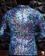 Cargar imagen en el visor de la galería, BLAZER SOLAPA V EXOTICO HOLOGRAMA ANIMAL PRINT LEOPARDO
