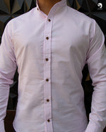 Cargar imagen en el visor de la galería, CAMISA MANGA LARGA CUELLO MAO COLOR ROSA
