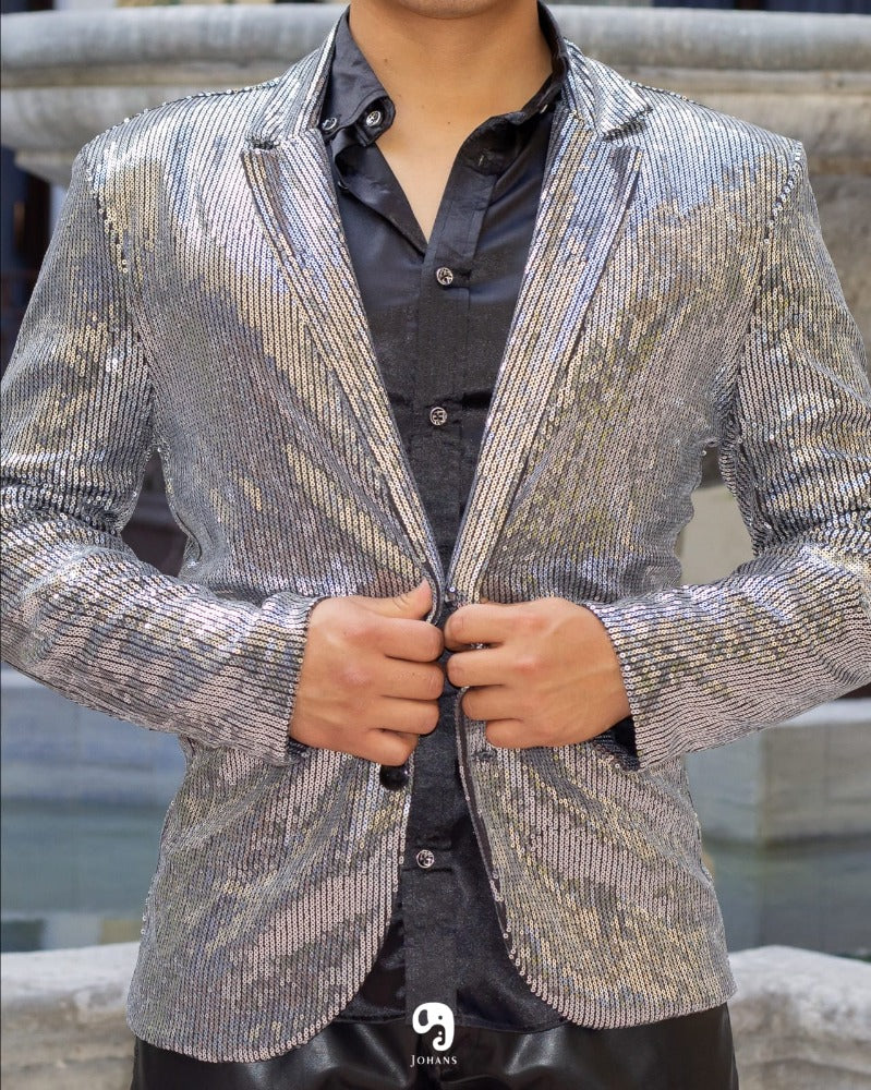BLAZER SOLAPA V EXOTICO PLATA COMPLETO