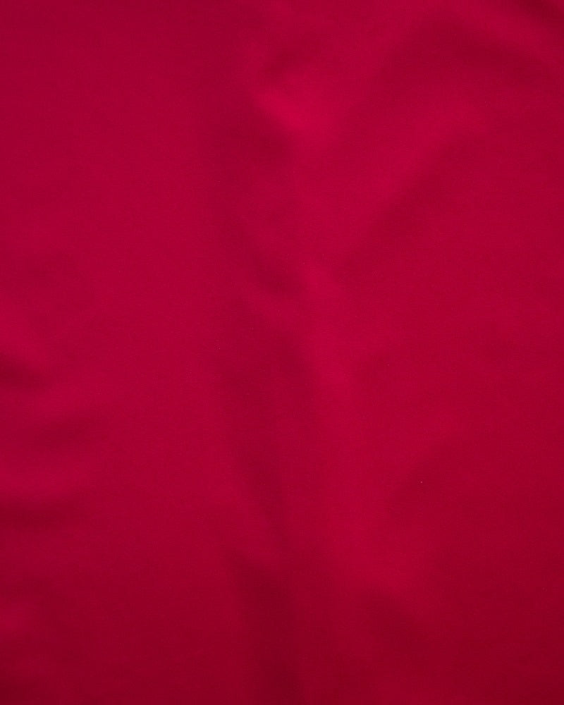 CAMISA MANGA LARGA LISA ROJO CEREZA