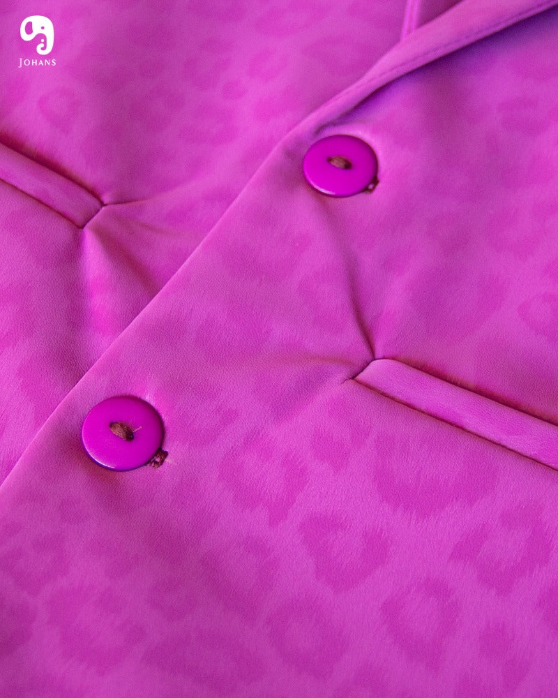 PANTALON EXOTICO VINIPIEL ANIMAL MAGENTA