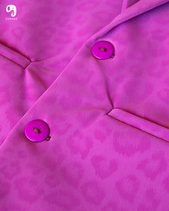 PANTALON EXOTICO VINIPIEL ANIMAL MAGENTA