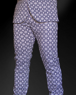 Cargar imagen en el visor de la galería, PANTALÓN EXOTICO CON FIGURAS GEOMETRICAS  TACTO TERCIOPELO
