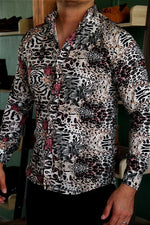 Cargar imagen en el visor de la galería, CAMISA MANGA LARGA ESTAMPADO VINTAGE FLORES
