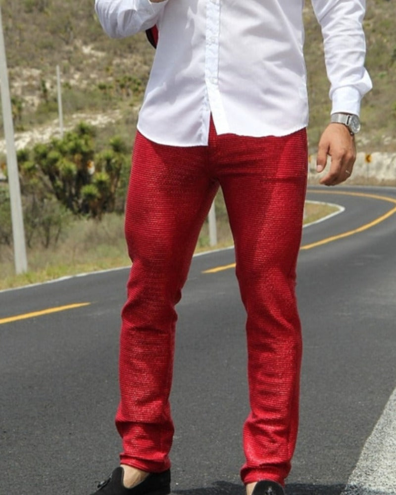PANTALÓN EXOTICO POLIESPAN ROJO