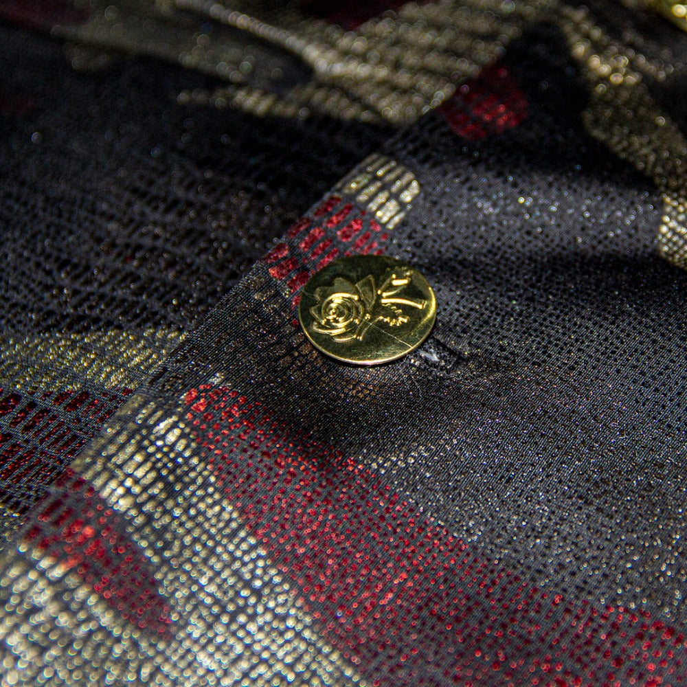 BLAZER SOLAPA V EXOTICO LICRA MILITAR TIPO VIBORA ROJO