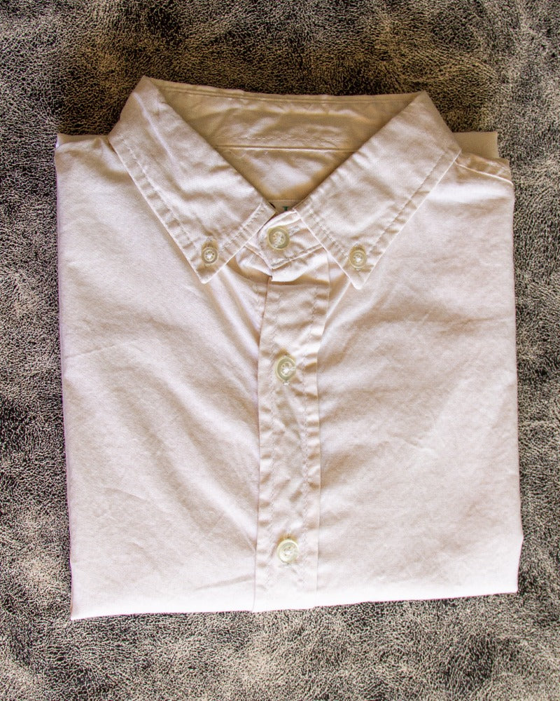 CAMISA MANGA LARGA LISA BEIGE DE MANTA