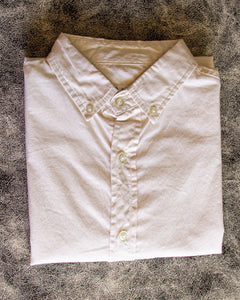 CAMISA MANGA LARGA LISA BEIGE DE MANTA