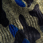 Cargar imagen en el visor de la galería, BLAZER SOLAPA V EXOTICO LICRA MILITAR  TIPO VIBORA AZUL
