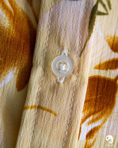 CAMISA MANGA CORTA ESTAMPADO BEIGE PRIMAVERAL