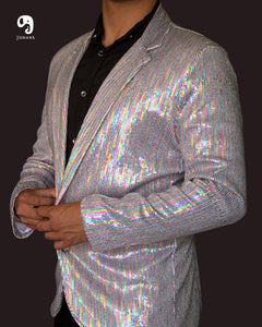 BLAZER SOLAPA V EXOTICO LENTEJUELAS COLORES