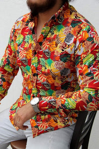 CAMISA MANGA LARGA ESTAMPADO VERANO