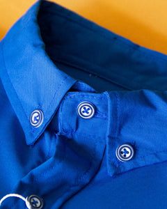 CAMISA MANGA LARGA LISA MAGIC BLUE