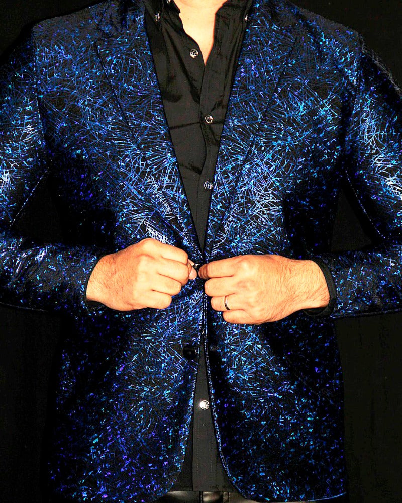 BLAZER SOLAPA V EXOTICO AZUL ELECTRICO