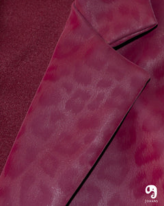 PANTALON EXOTICO VINIPIEL ANIMAL VINO