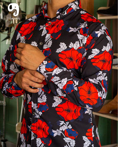 CAMISA MANGA LARGA ESTAMPADO JAMAICA