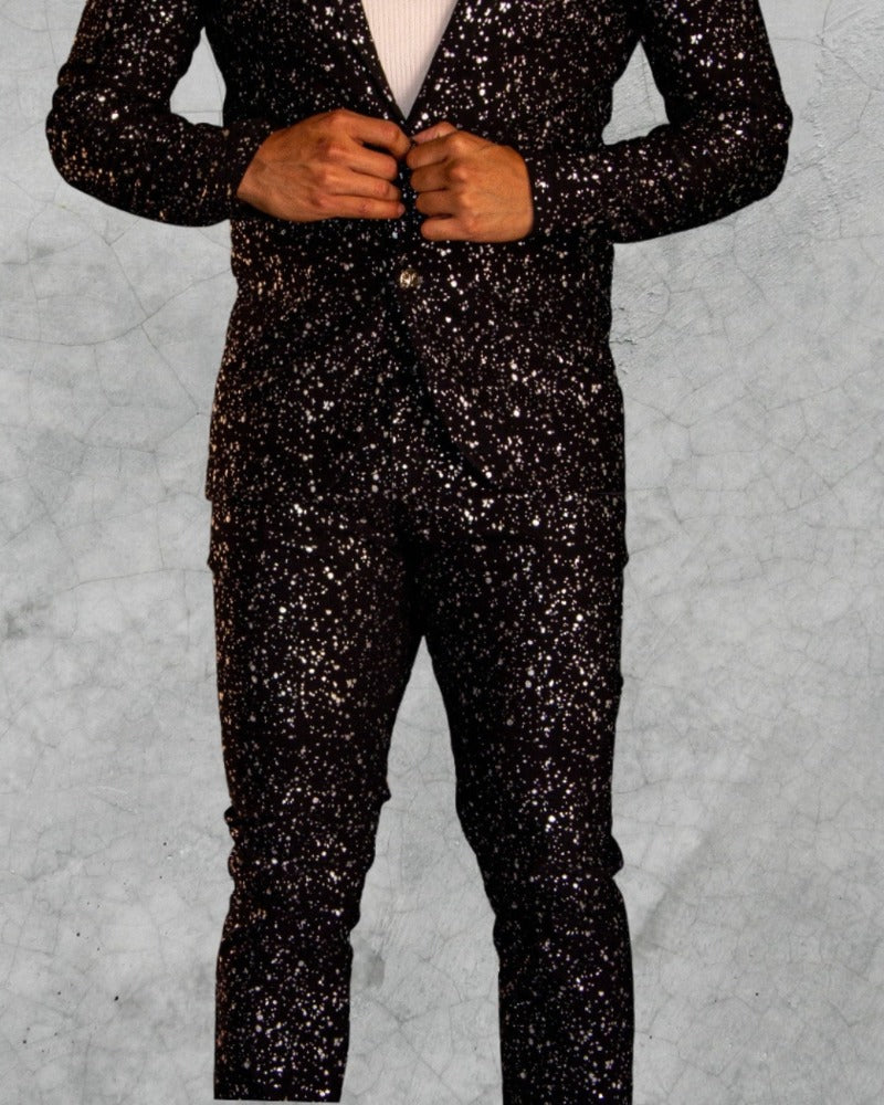 PANTALÓN  EXOTICO GALAXIA PLATA