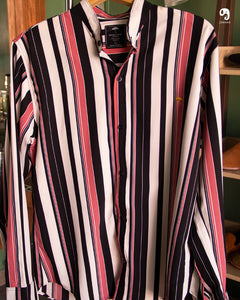CAMISA MANGA LARGA ESTAMPADO DE RAYAS