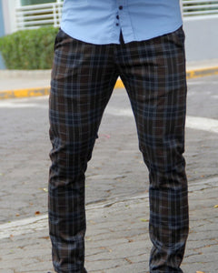 PANTALÓN CASUAL CUADROS CHICOS